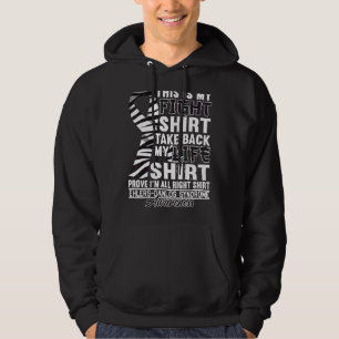 Veste À Capuche Syndrome de Danlos de Figh I Zebra Ribbon I