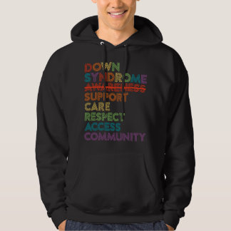Veste À Capuche Syndrome de Down Sensibilisation Soins Respect Acc