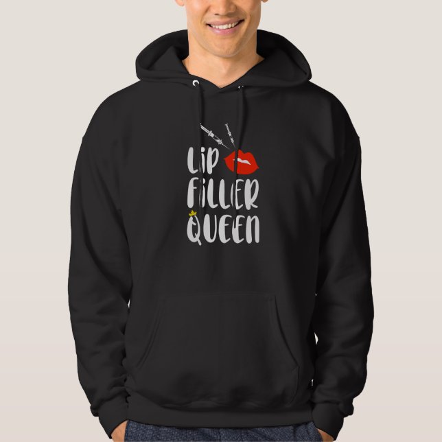Veste À Capuche Syringue Queen de remplissage de lèvres Injecteur  (Devant)