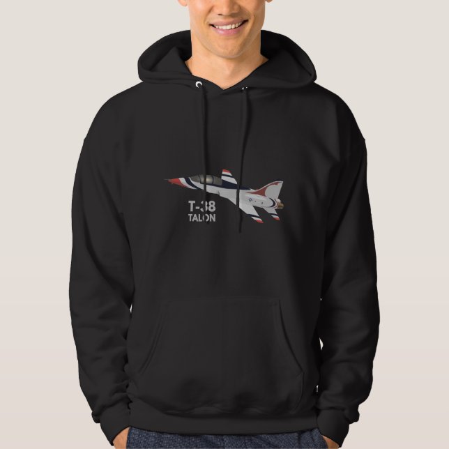 Veste À Capuche T-38 Avion d'entraînement à réaction Talon (Devant)