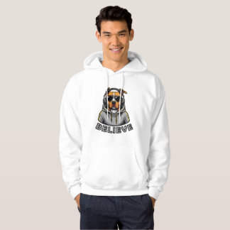 Veste À Capuche T-Shirt À Capuche Chien Avec Casque – Amoureux De