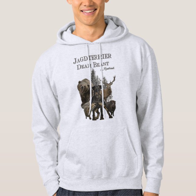 Veste À Capuche T-shirt aventure en plein air (Devant)
