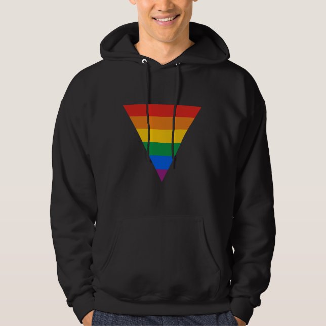 Veste À Capuche T-shirt de gay pride (Devant)