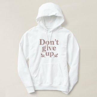 Veste À Capuche T-shirt de la persévérance de la gliterie