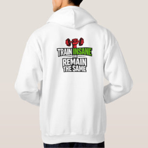 Veste À Capuche T-Shirt de motivation pour salle de sport Train In