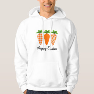 Veste À Capuche T-shirt de Pâques Joyeuses Carotte Mignonne de Pâq