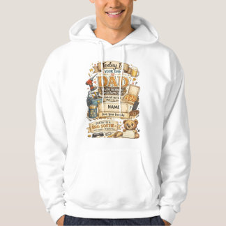 Veste À Capuche T-shirt de reconnaissance pour papa | Cadeau perso