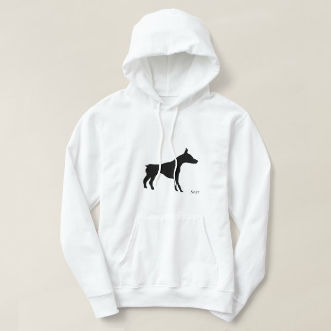 Veste À Capuche T-shirt : Doberman (Design devant)