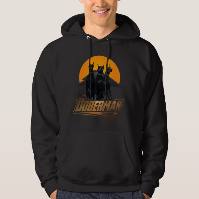 Veste À Capuche T-shirt Doberman (Devant)