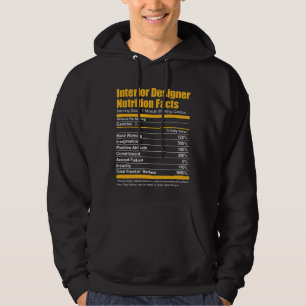 Veste À Capuche T-shirt drôle de faits de nutrition de dessinateu