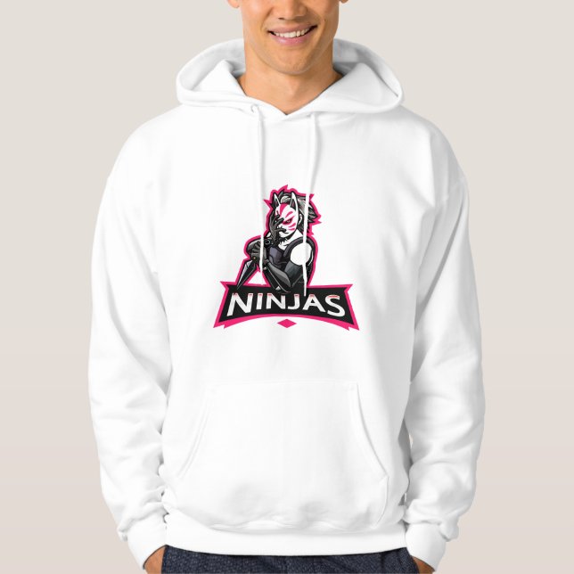 Veste À Capuche T-shirt furtif Ninja | Vêtements urbains (Devant)