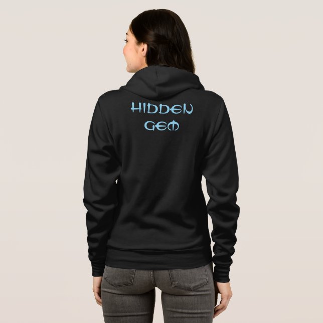 Veste À Capuche T-shirt Gem caché (Dos entier)