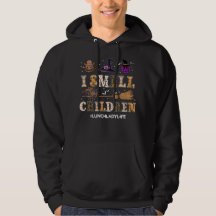 T-shirt Halloween Dame de Cantine Je Sens les Enfa