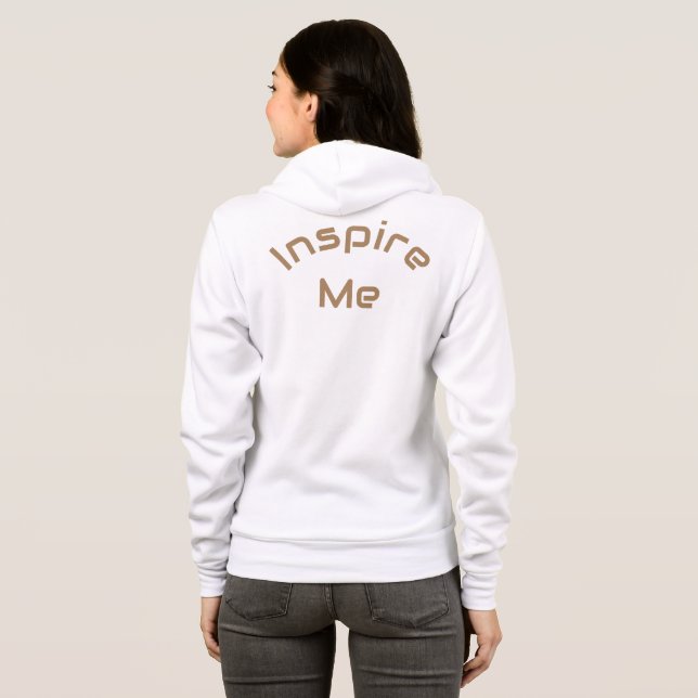 Veste À Capuche T-Shirt Inspirer Moi (Dos entier)