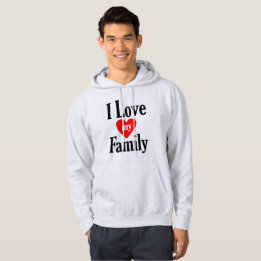 Veste À Capuche T-Shirt J'aime ma Famille