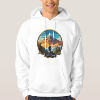 Veste À Capuche T-shirt Majestic Mountain Peaks - Adventure Await