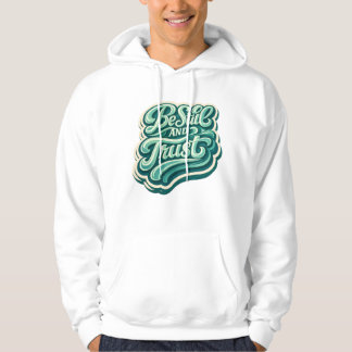Veste À Capuche T-shirt motivationnel Restez calme 