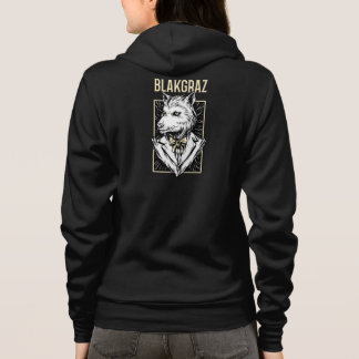 Veste À Capuche T-shirt Portrait de loup-garou Blakgraz