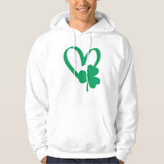 Veste À Capuche T-shirt Shamrock de la Saint Patrick
