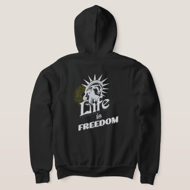 Veste À Capuche T-shirt Statue de la Liberté (Couchage Retour)