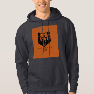 Veste À Capuche T-shirt Vintage Wild Bear 1990
