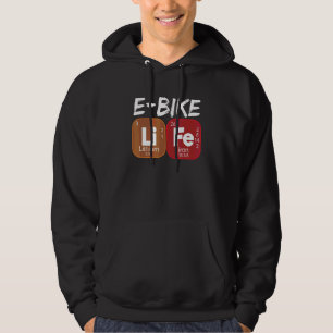 Veste À Capuche Tableau périodique de vélos électriques E Bike Lif