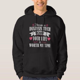 Veste À Capuche Technicien de dialyse Tech Citation Mignonne Néphr