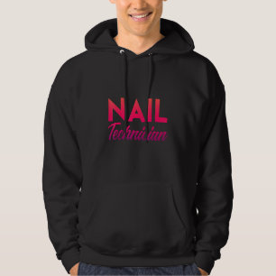 Veste À Capuche Technicien Nail Tech Artiste Manicuriste 5