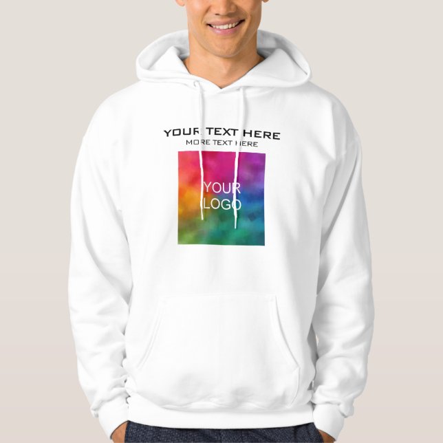 Veste À Capuche Télécharger le logo de l'entreprise sur mesure Ici (Devant)
