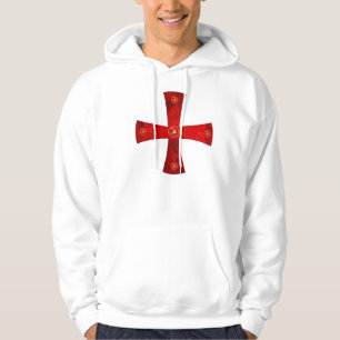 Veste À Capuche Templer-Kreuz de pierres précieuses + Épées