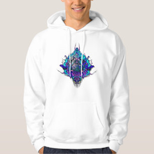 Veste À Capuche Tête Alien - bleu et violet