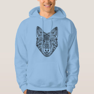 Veste À Capuche Tête de loup inspirée