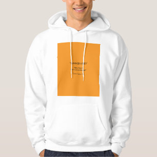 Veste À Capuche Texture Orange Rétro – Art pour l'ambiance estival