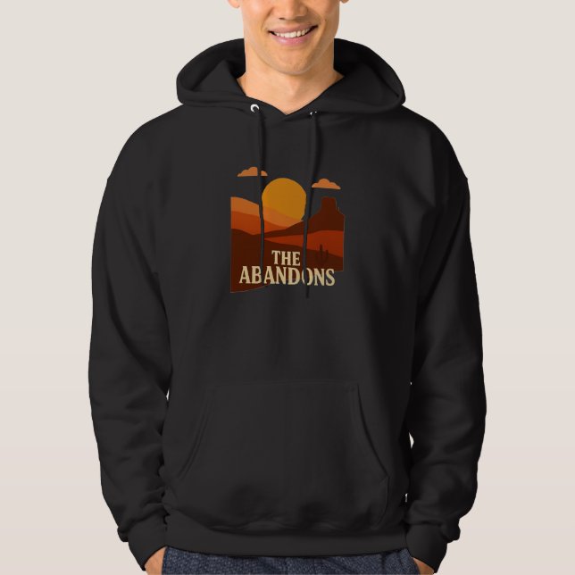 Veste À Capuche The Abandons sweatshirt – Desert Sunset Minimalist (Devant)