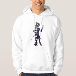Veste À Capuche The Joker Artistic Illustration Men's White Hoodie