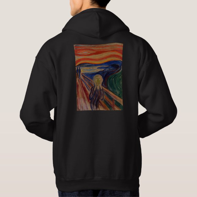 Veste À Capuche The Scream by Edvard Munch – Iconic Art (Dos)