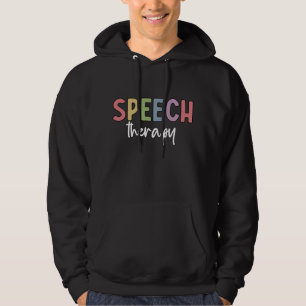 Veste À Capuche Thérapie vocale SLP Discours Cadeaux pathologistes