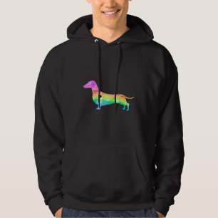 Veste À Capuche Tie Dye Dachshund