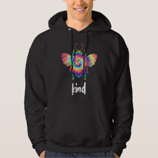 Veste À Capuche Tiedye Abeille gentille Motivation Soyez gentil  3