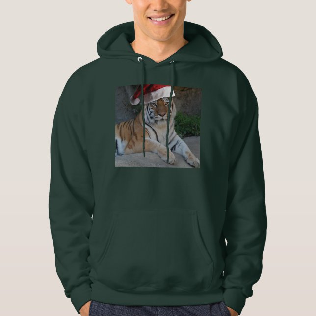 Veste À Capuche Tigre du Bengale de Noël (Devant)