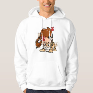 Veste À Capuche Tigre Mignon, Bakezori Yokai & Purin Pudding