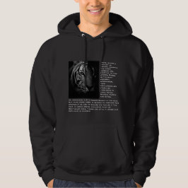 Veste À Capuche Tigres moderne personnalisé imprimer texte basé su