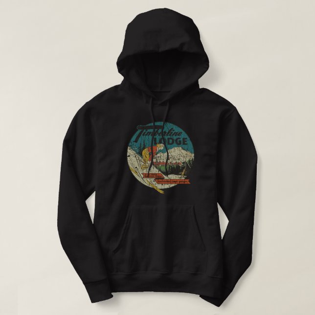 Veste À Capuche Timberline Lodge 1938 Amateur de ski (Design devant)