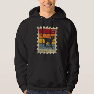 Veste À Capuche Timbre avec un chat Sphynx au coucher du soleil