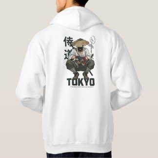 Veste À Capuche Tokyo Ronin Samurai Guerrier Japonais Vintage Stre