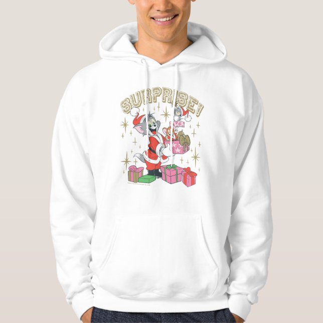 Veste À Capuche Tom, Jerry et Nibbles Holiday Surprise (Devant)