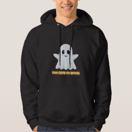 Veste À Capuche Too Cute To Spook – Adorable Kawaii Ghost Hallowee