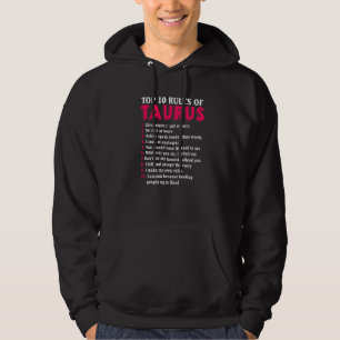 Veste À Capuche Top 10 Règles Du Taurus Zodiac