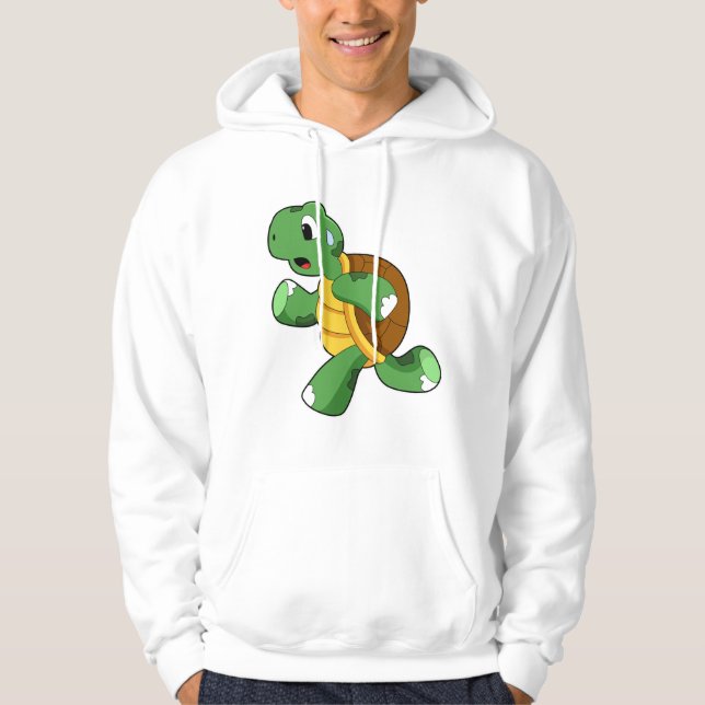 Veste À Capuche Tortue en Jogger à Running (Devant)