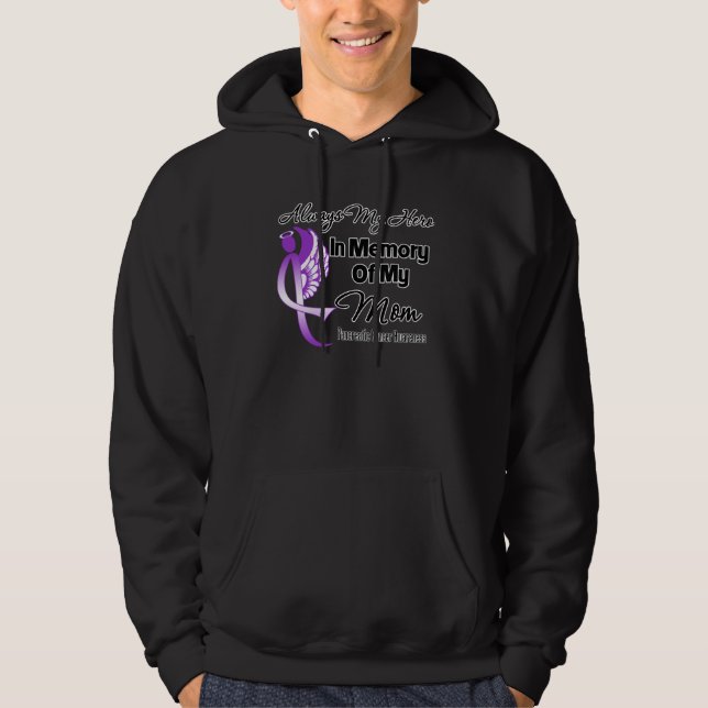 Veste À Capuche Toujours mon héros dans la maman de mémoire - (Devant)